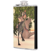 Dinosaur Gigantoraptor Flachmann (Links)