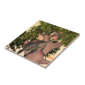 Dinosaur Gigantoraptor Fliese (Seite)