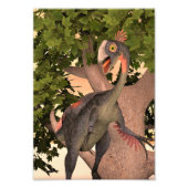 Dinosaur Gigantoraptor Fotodruck (Vorne)