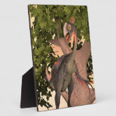 Dinosaur Gigantoraptor Fotoplatte (Seite)