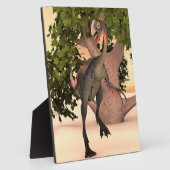 Dinosaur Gigantoraptor Fotoplatte (Seite)