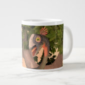 Dinosaur Gigantoraptor Jumbo-Tasse (Vorderseite Rechts)
