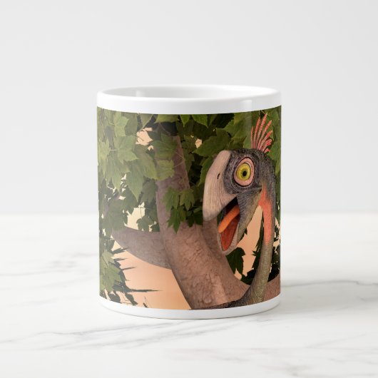 Dinosaur Gigantoraptor Jumbo-Tasse (Vorderseite)