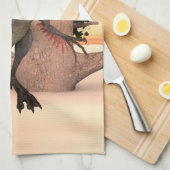 Dinosaur Gigantoraptor Küchentuch (Viertel Falte)