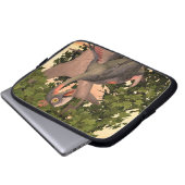 Dinosaur Gigantoraptor Laptopschutzhülle (Vorne Knopf)