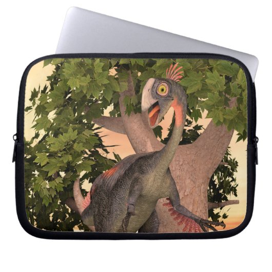 Dinosaur Gigantoraptor Laptopschutzhülle (Vorderseite)