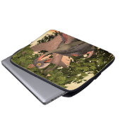 Dinosaur Gigantoraptor Laptopschutzhülle (Vorne Knopf)