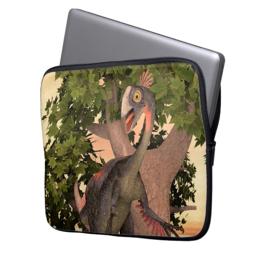 Dinosaur Gigantoraptor Laptopschutzhülle (Vorderseite Links)