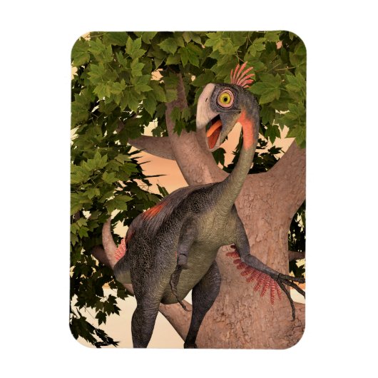 Dinosaur Gigantoraptor Magnet (Vertikal)
