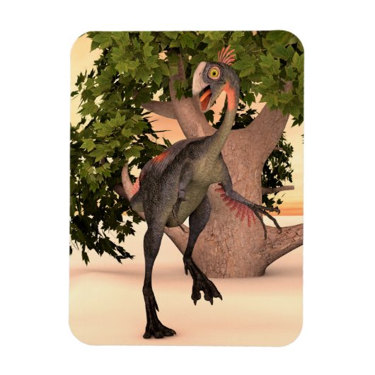 Dinosaur Gigantoraptor Magnet (Vertikal)