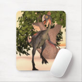 Dinosaur Gigantoraptor Mousepad (Mit Mouse)