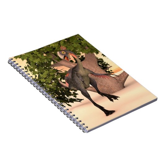 Dinosaur Gigantoraptor Notizblock (Rechte Seite)