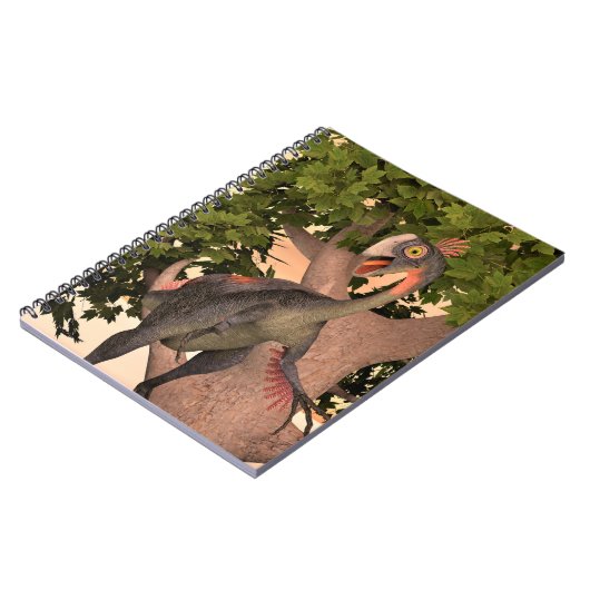 Dinosaur Gigantoraptor Notizblock (Linke Seite)