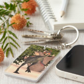 Dinosaur Gigantoraptor Schlüsselanhänger (Vorderseite rechts)