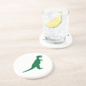 Dinosaur Green Getränkeuntersetzer (Seite)