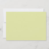 Dinosaur Greenery Geburtstag Foto Danke Karte (Rückseite)