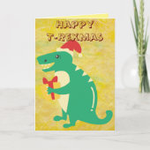 Dinosaur Greeting Karte (Vorderseite)