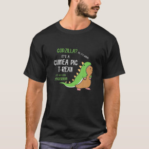 Dinosaur Guinea Pig Dangerous T Rex - Funny Dwarf T-Shirt