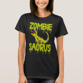Dinosaur Halloween Costume Dino Halloween Zombie D T-Shirt (Vorderseite)