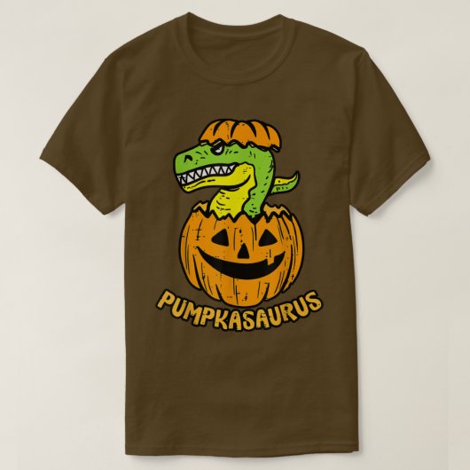 Dinosaur Halloween Pumpkasaurus Boy Toddler Pumpki T-Shirt (Design vorne)
