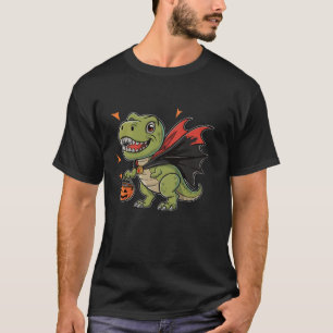 Dinosaur Halloween Spooky Dino Lover Beängstigend  T-Shirt