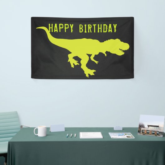 Dinosaur Happy Birthday T Rex Banner (Messeveranstaltung)
