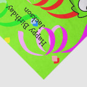 Dinosaur Happy Birthday Tissue Paper Seidenpapier (Ausschnitt)