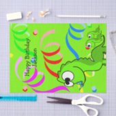 Dinosaur Happy Birthday Tissue Paper Seidenpapier (Handwerk)