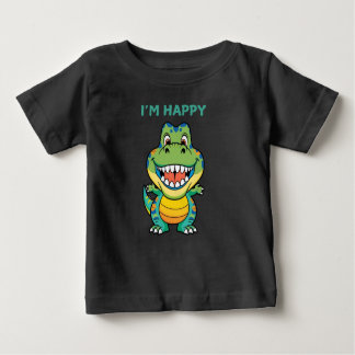 Dinosaur Happy for Children Baby T-shirt