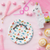 Dinosaur Happy Geburtstag Pappteller (Party)