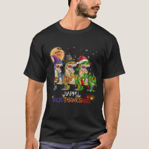 Dinosaur Happy HalloDankeMas T Rex T-Shirt