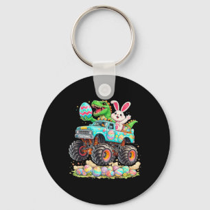 Dinosaur-Hase Mit LKW Ostern Lustige Eier-Suche Ki Schlüsselanhänger