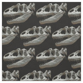 Dinosaur Head Skeleton Fabric Stoff (Muster)