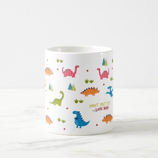 Dino'saur hoch kaffeetasse (Mittel)