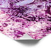 Dinosaur iguanadon Wasserfarbe Vintag Poster (Ecke)