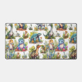 Dinosaur Illustration Schreibtischunterlage (Vorderseite)