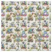 Dinosaur Illustration Stoff (Muster)