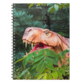 Dinosaur im Wald. Notizblock (Vorderseite)