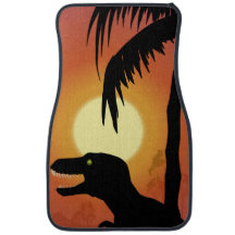 Dinosaur in der Morgendämmerung