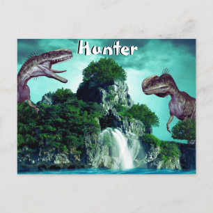 Dinosaur-Insel Postkarte
