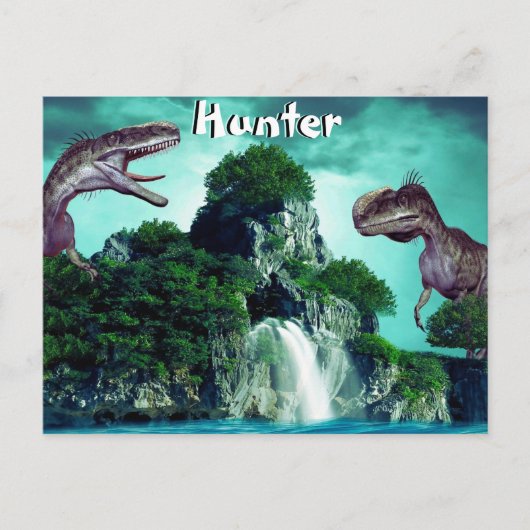 Dinosaur-Insel  Postkarte (Vorderseite)