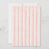 Dinosaur It's a Girl Dinosaur Baby Shower Einladung (Rückseite)