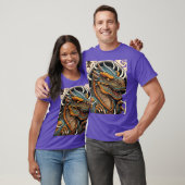 Dinosaur Japanischer Tattoo-T - Shirt (Unisex)