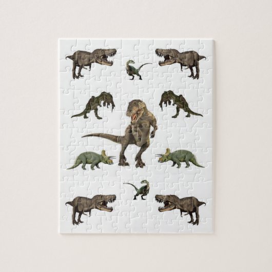 Dinosaur Jigsaw Puzzle (Vertikal)