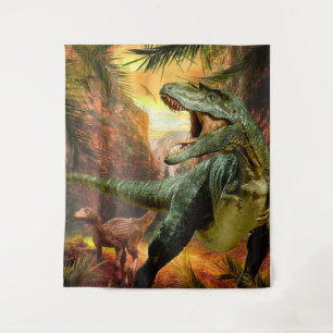 Dinosaur Jungen Geburtstag TRex   Foto Hintergrund Wandteppich