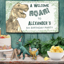 Dinosaur Jungle 5. Geburtstagsparty Willkommen