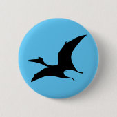 Dinosaur Jurassic Blue Button (Vorderseite)