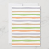 Dinosaur Jurassic Geburtstagsparty Einladung (Rückseite)