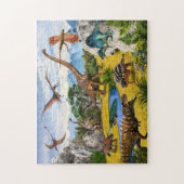 Dinosaur Jurassic Park animals Dino prehistoric Puzzle (Vertikal)