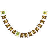 Dinosaur Jurassic Prähistorischer Spaß Cartoon Geb Wimpelkette (Alle)